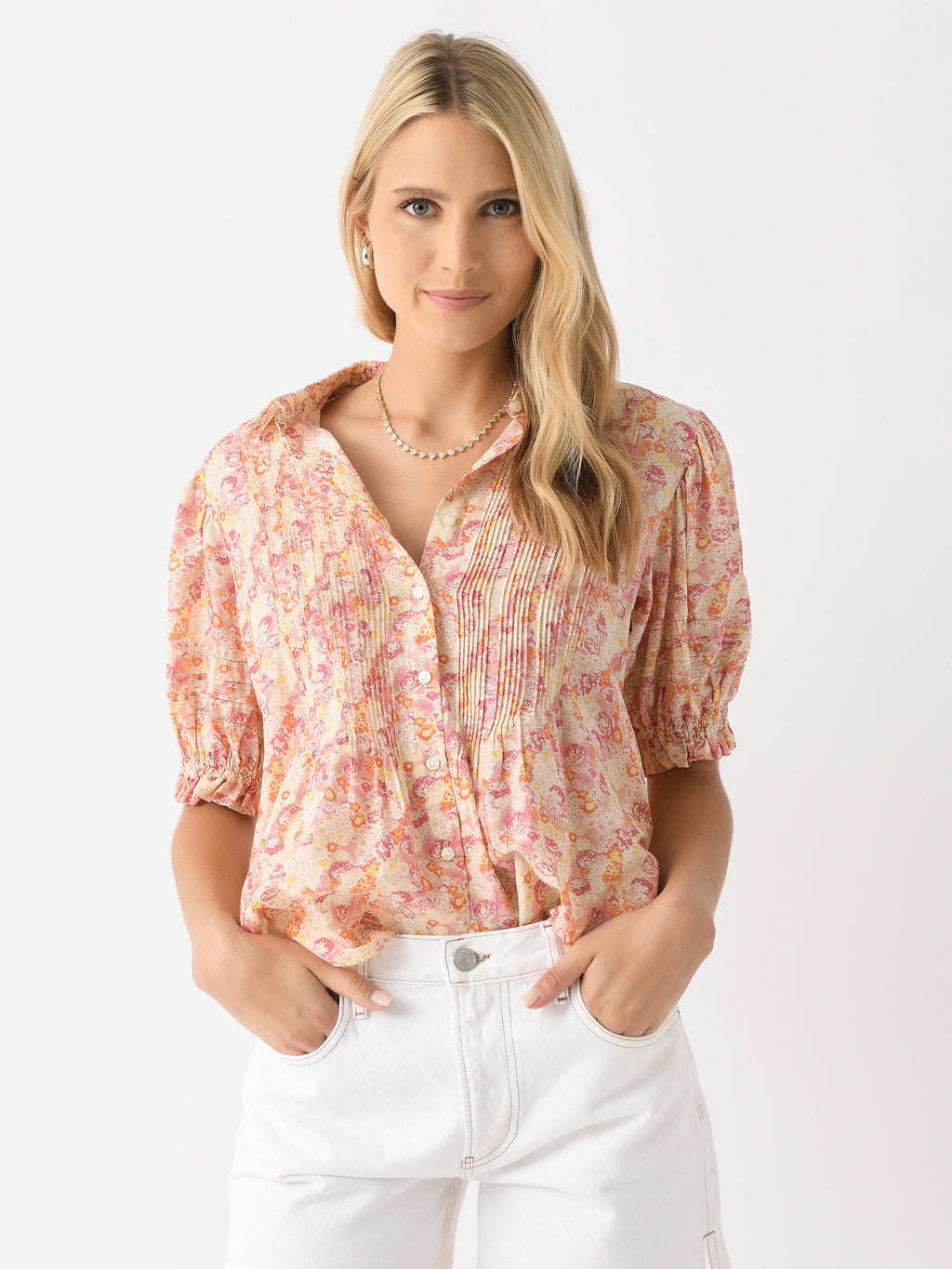 Trovata Women's Jess Blouse - Saint Bernard