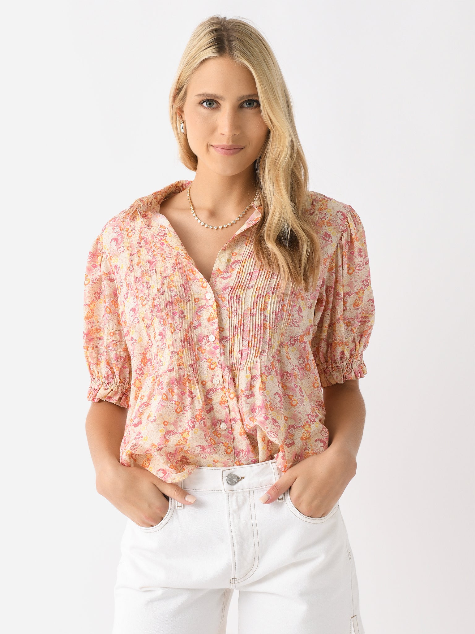 Trovata Women's Jess Blouse - Saint Bernard