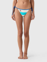 Solid & Striped Women's Iris Embroidered Bikini Bottom - Saint Bernard