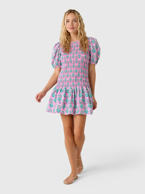 Pink City Prints Women's Nova Mini Dress