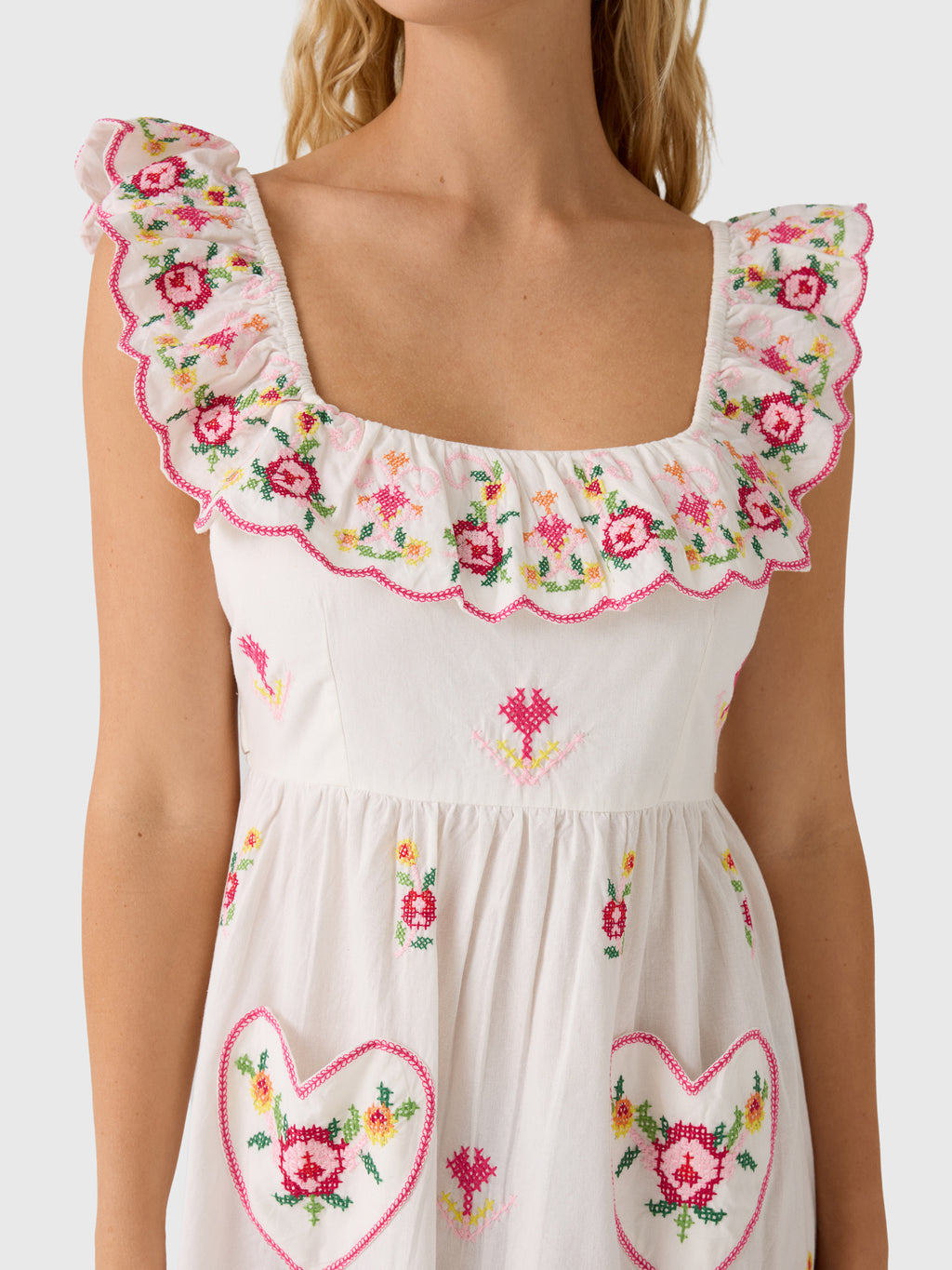 Pink City Prints Women's Pippa Dress - Saint Bernard