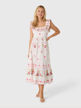 Pink City Prints Women's Pippa Dress - Saint Bernard