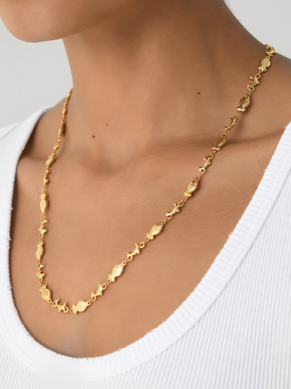 SUMMERSTUFF NECKLACExGOLD-alt1