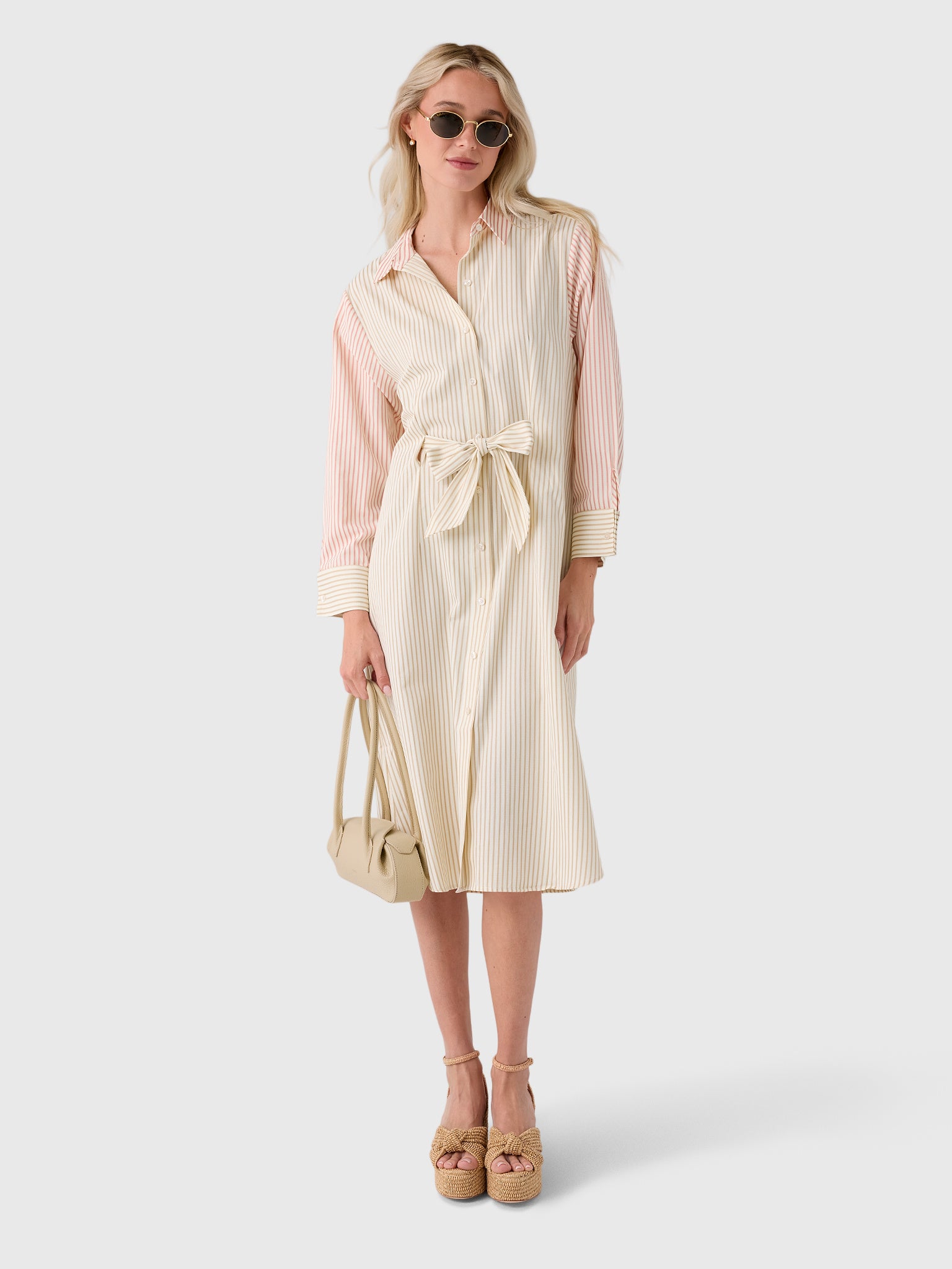 Masons Daughter Women's Sutton Midi Shirt Dress - Saint Bernard