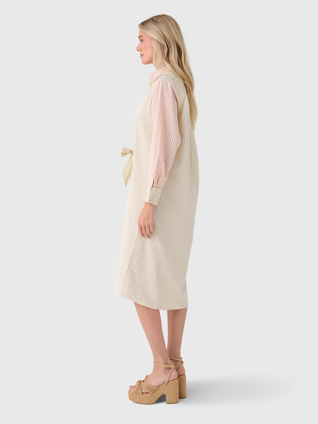 Masons Daughter Women's Sutton Midi Shirt Dress - Saint Bernard