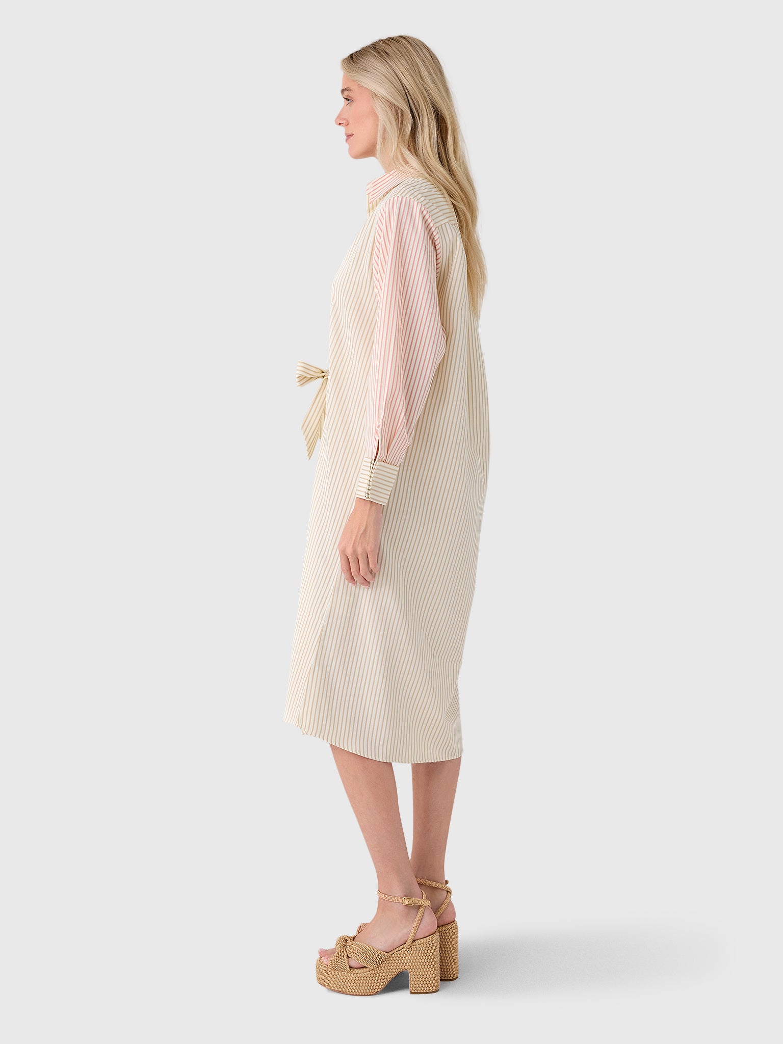 Masons Daughter Women's Sutton Midi Shirt Dress - Saint Bernard