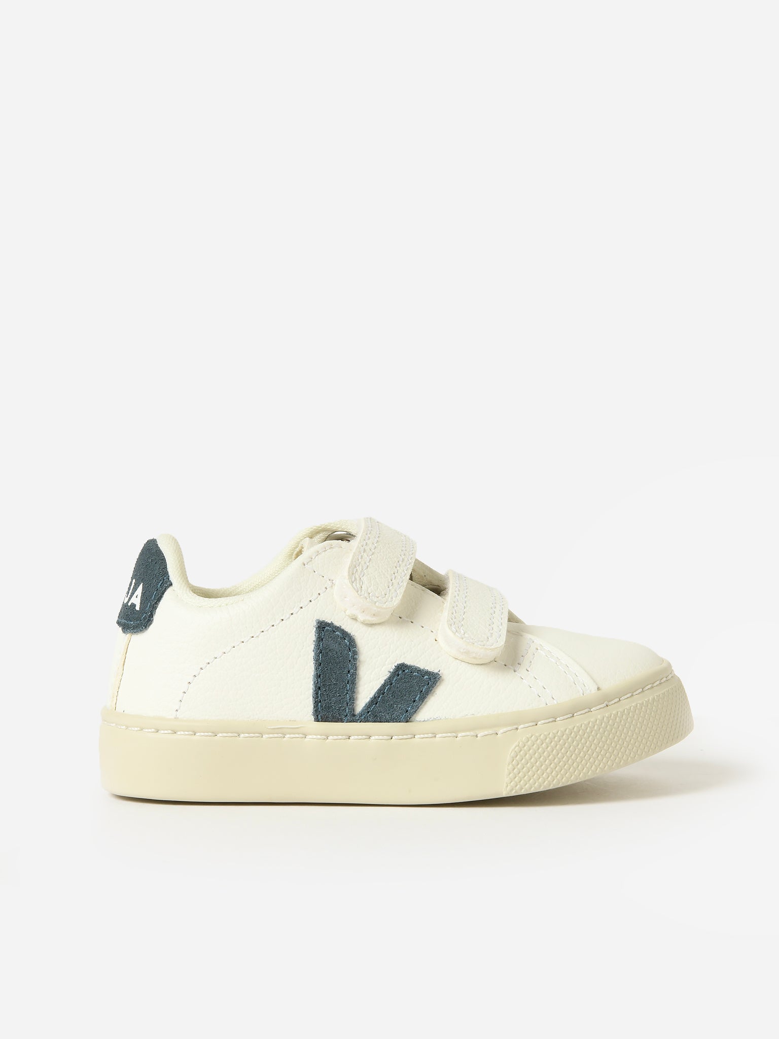 Veja Kids ChromeFree Leather Esplar Trainers in White