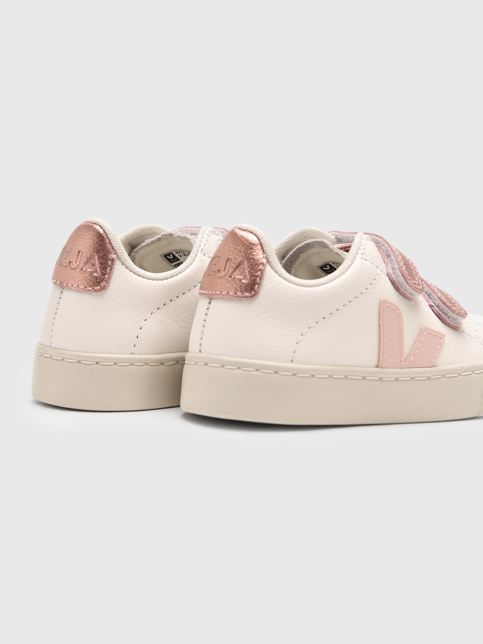 VEJA Kids' Small Esplar Leather Sneaker - Saint Bernard
