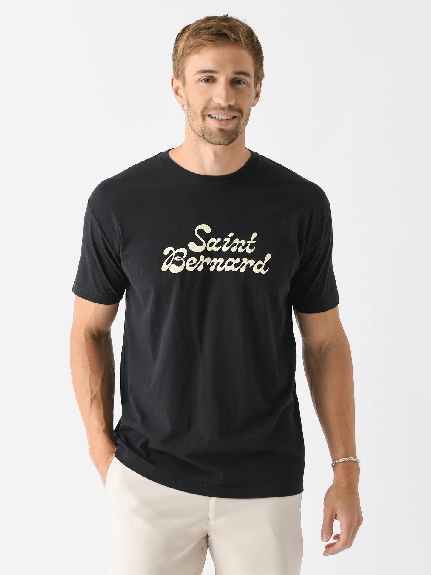 Saint Bernard Men's Large Wordmark Tee - Saint Bernard