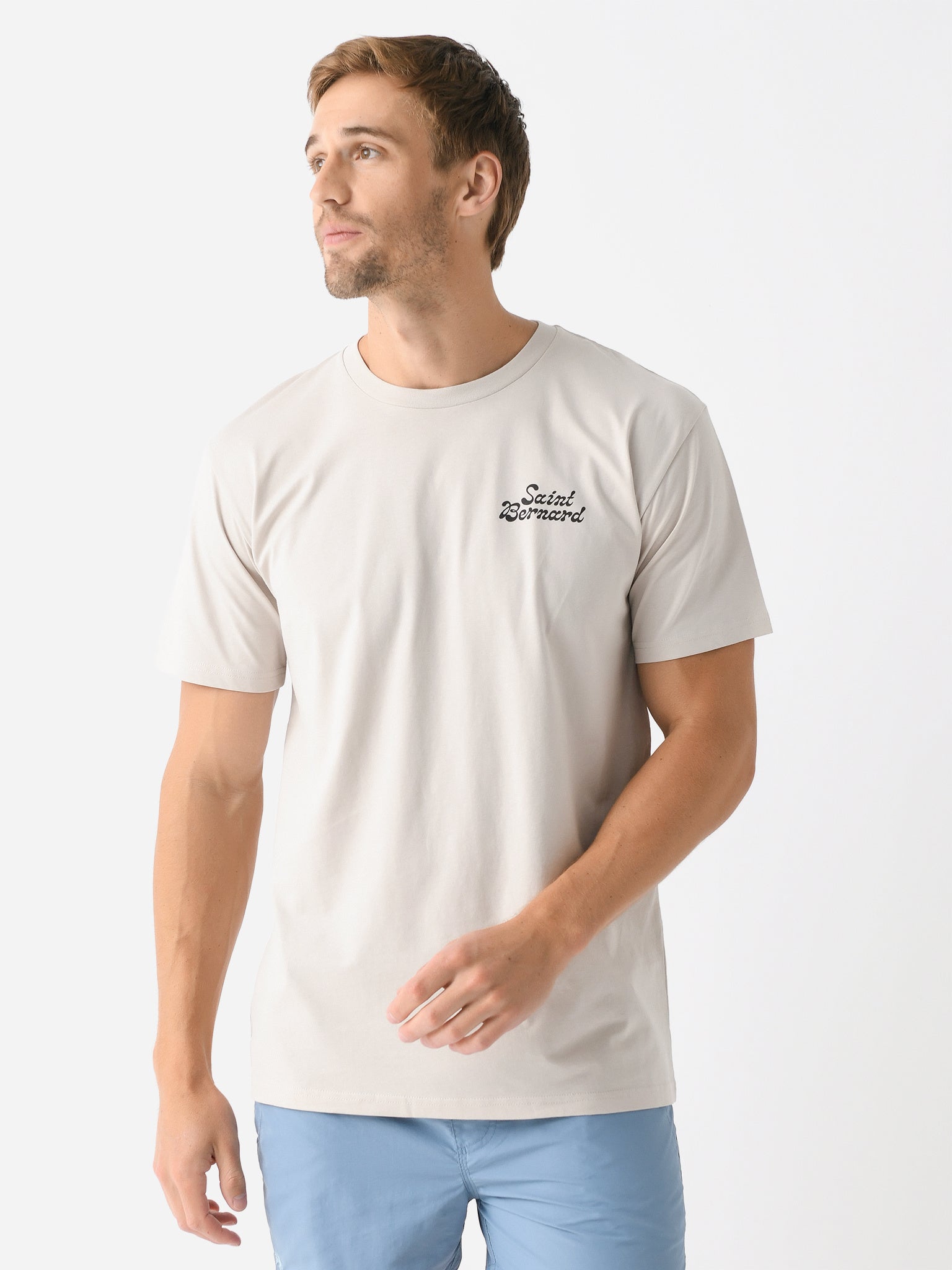 Saint Bernard Men's Small Wordmark Tee - Saint Bernard