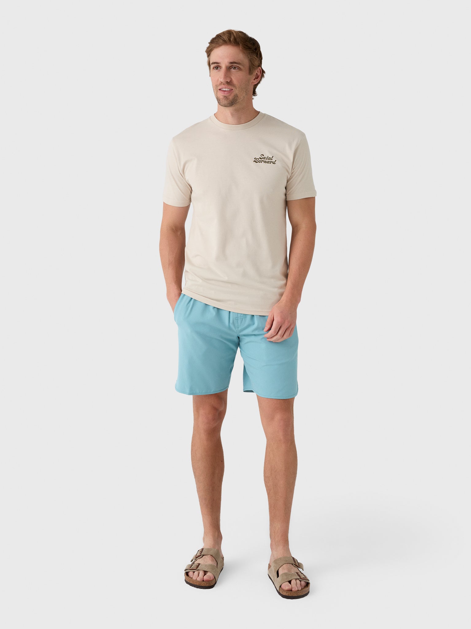 Saint Bernard Men's Wordmark Logo Tee - Saint Bernard
