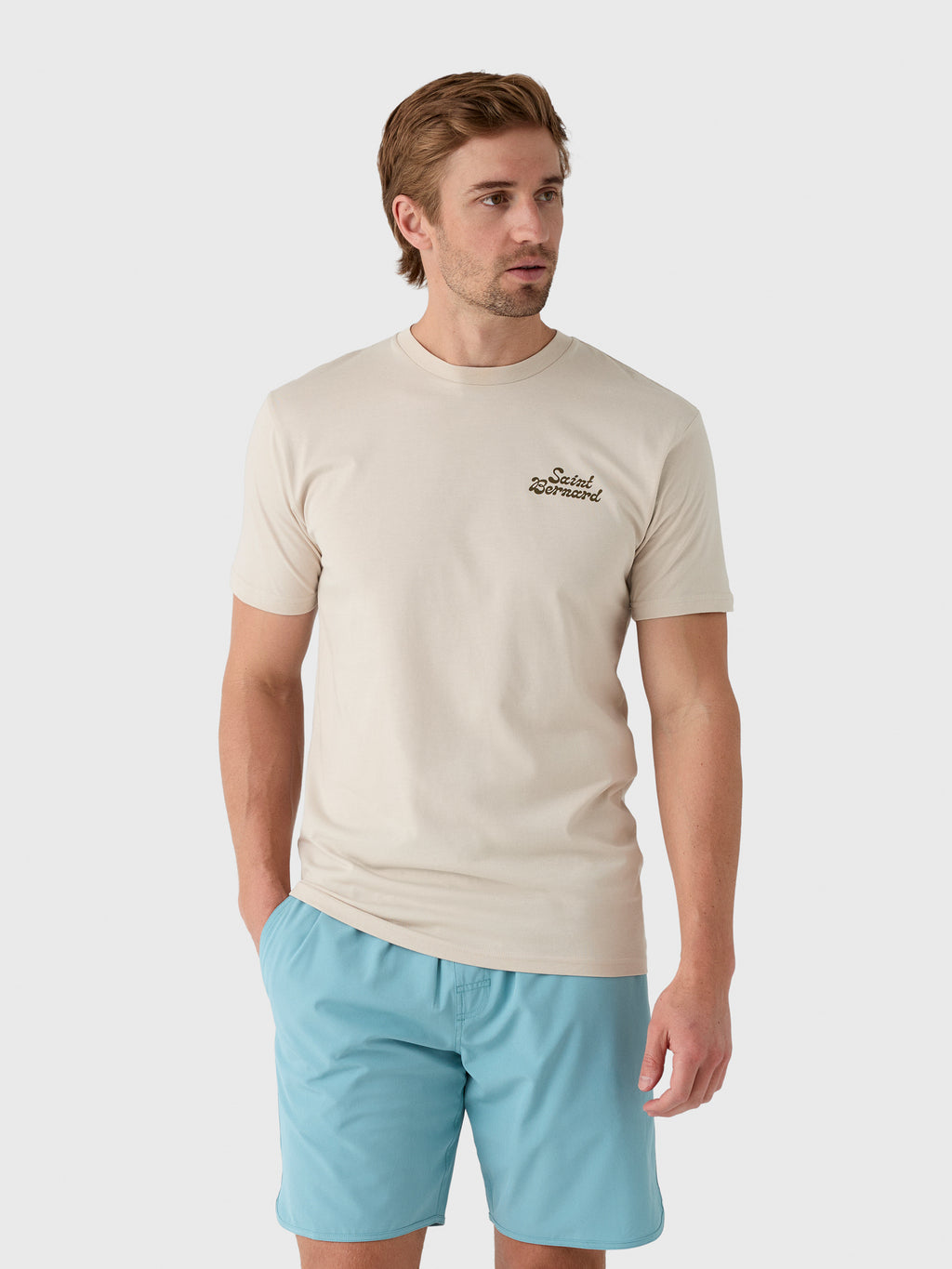 Saint Bernard Men's Wordmark Logo Tee - Saint Bernard