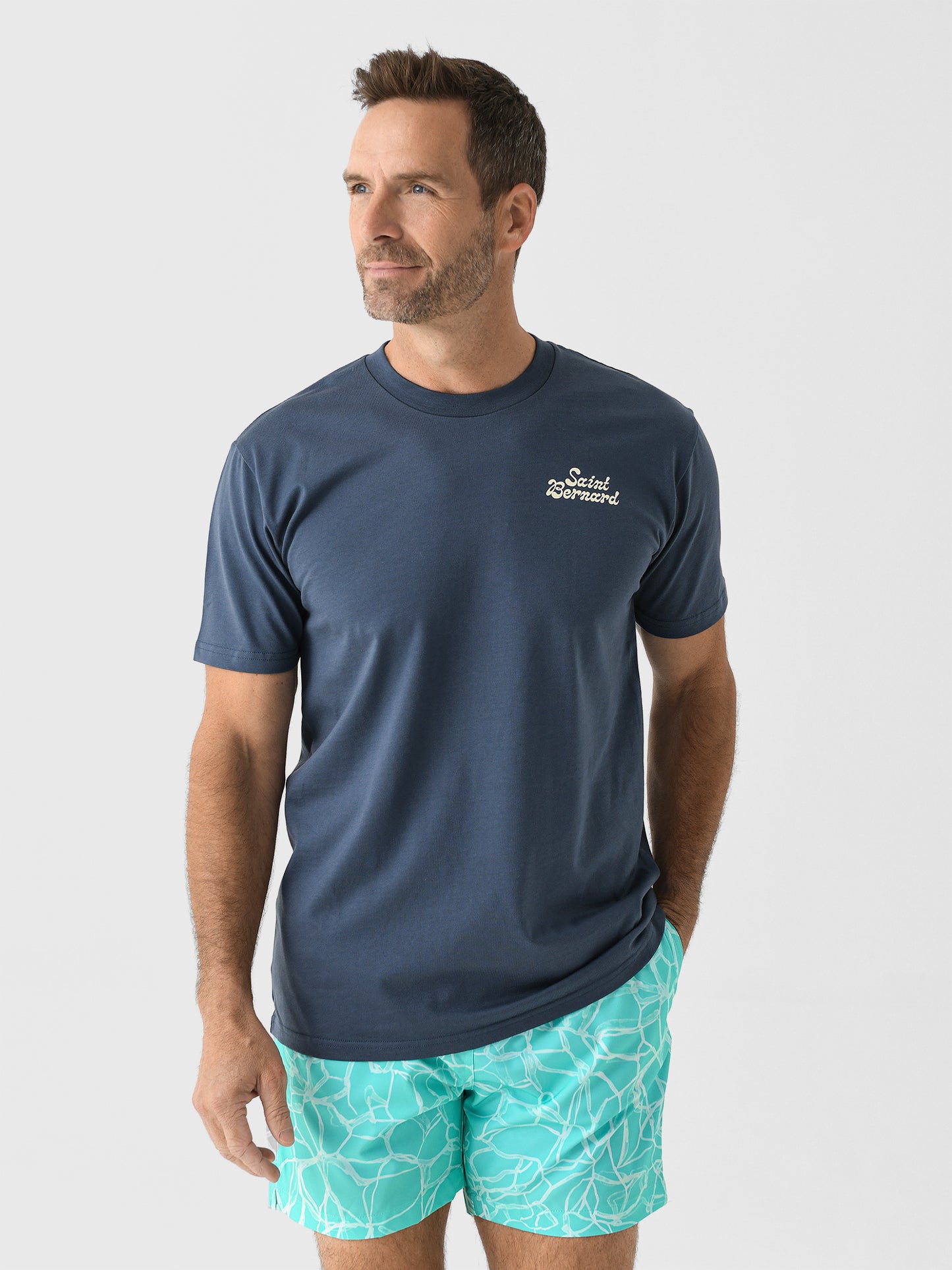 Saint Bernard Men's Wordmark Logo Tee - Saint Bernard