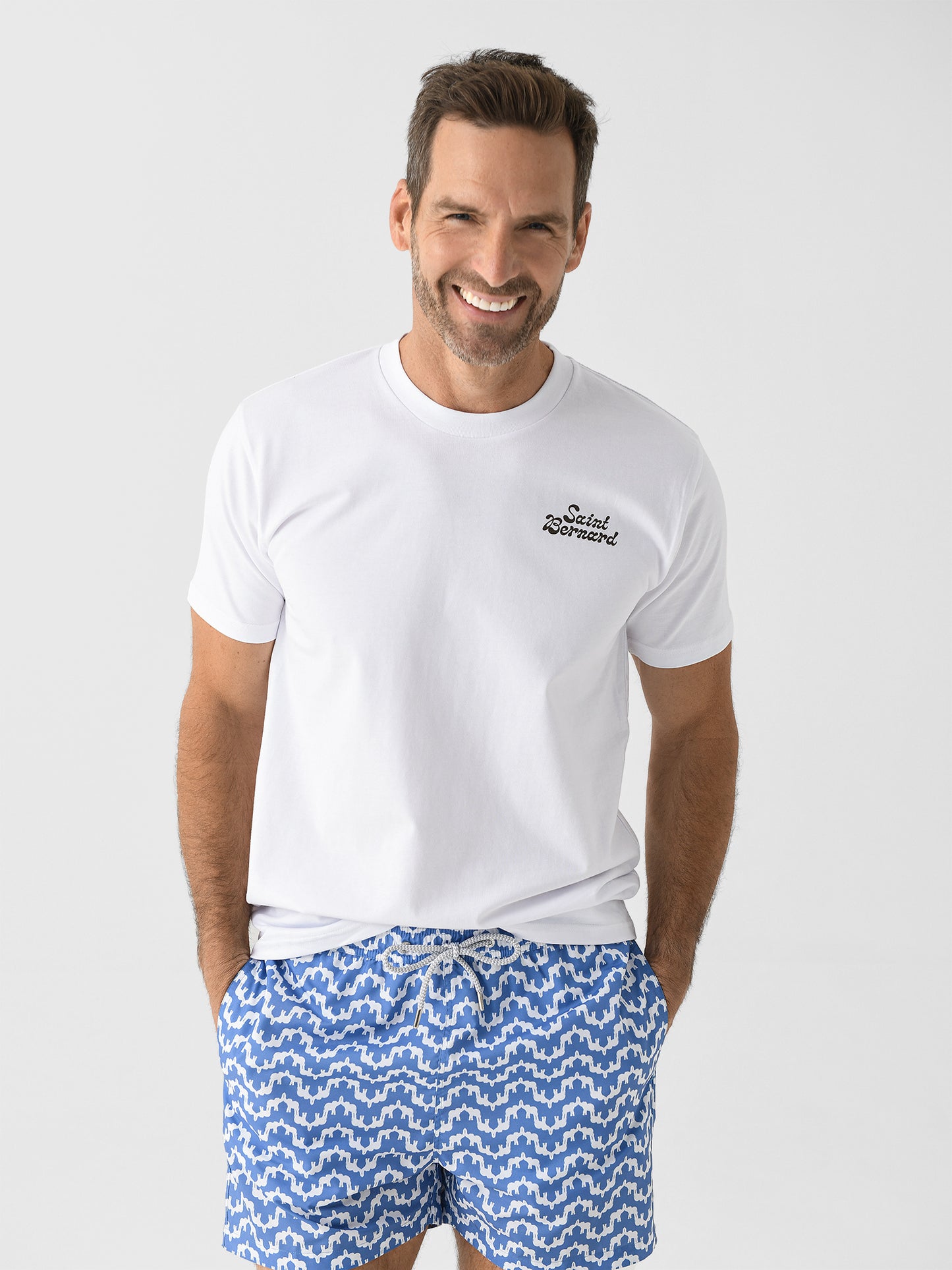 Saint Bernard Men's Wordmark Logo Tee - Saint Bernard