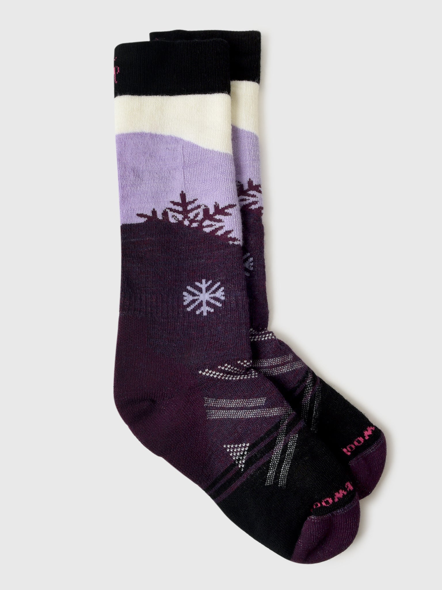 Smartwool Women's Ski Full Cushion Snowpocalypse Pattern OTC Socks - Saint Bernard