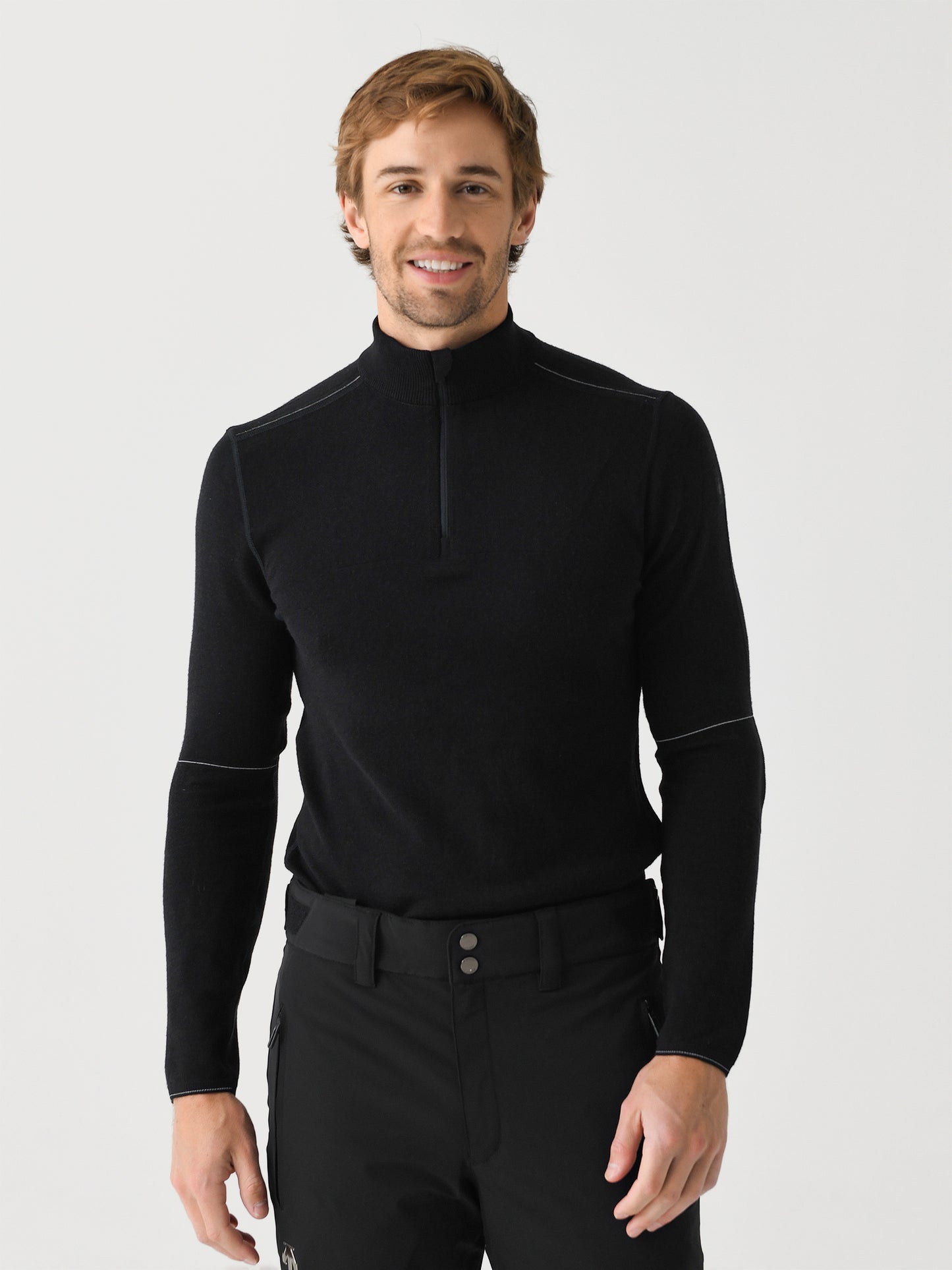 Smartwool Men's Intraknit™ Thermal Max Merino Base Layer Quarter-Zip - Saint Bernard