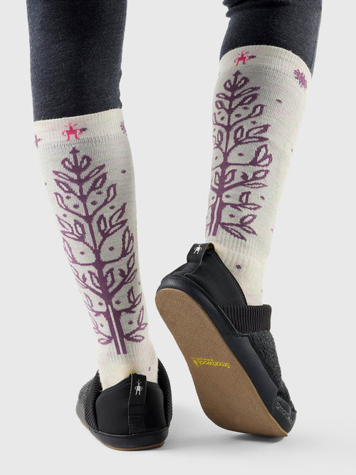 Smartwool Women's Ski Full Cushion Ice Blossom OTC Socks - Saint Bernard