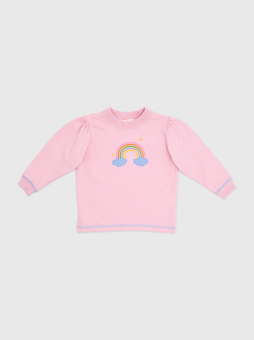 Luigi Girls' Rainbow Sweatshirt - Saint Bernard