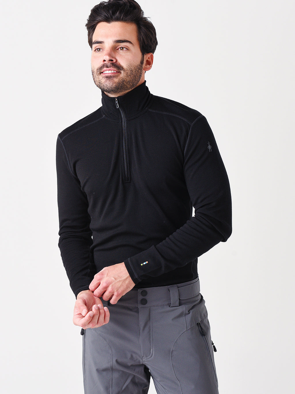 Smartwool Men's Merino 250 Base Layer Quarter-Zip Pullover - Saint Bernard
