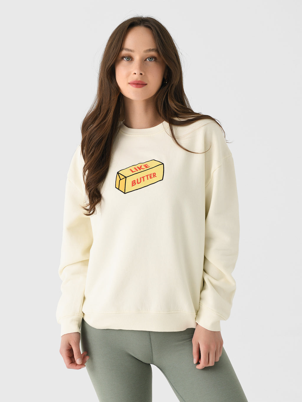 Kule Women's The Oversized Butter Sweatshirt - Saint Bernard