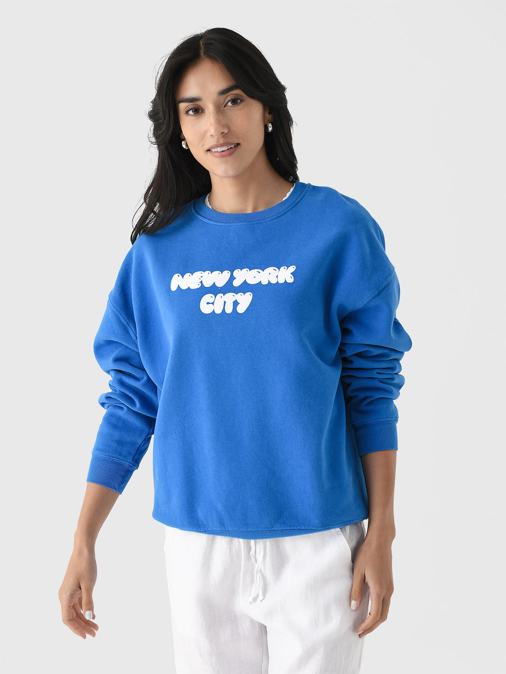 Kule Women's The Oversized New York City Sweatshirt - Saint Bernard