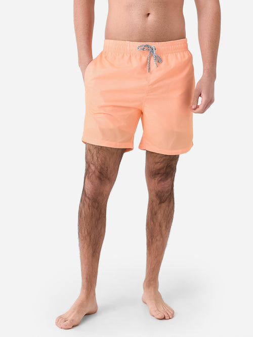 Michaels Swimwear Men's Linen Solid Swim Trunk