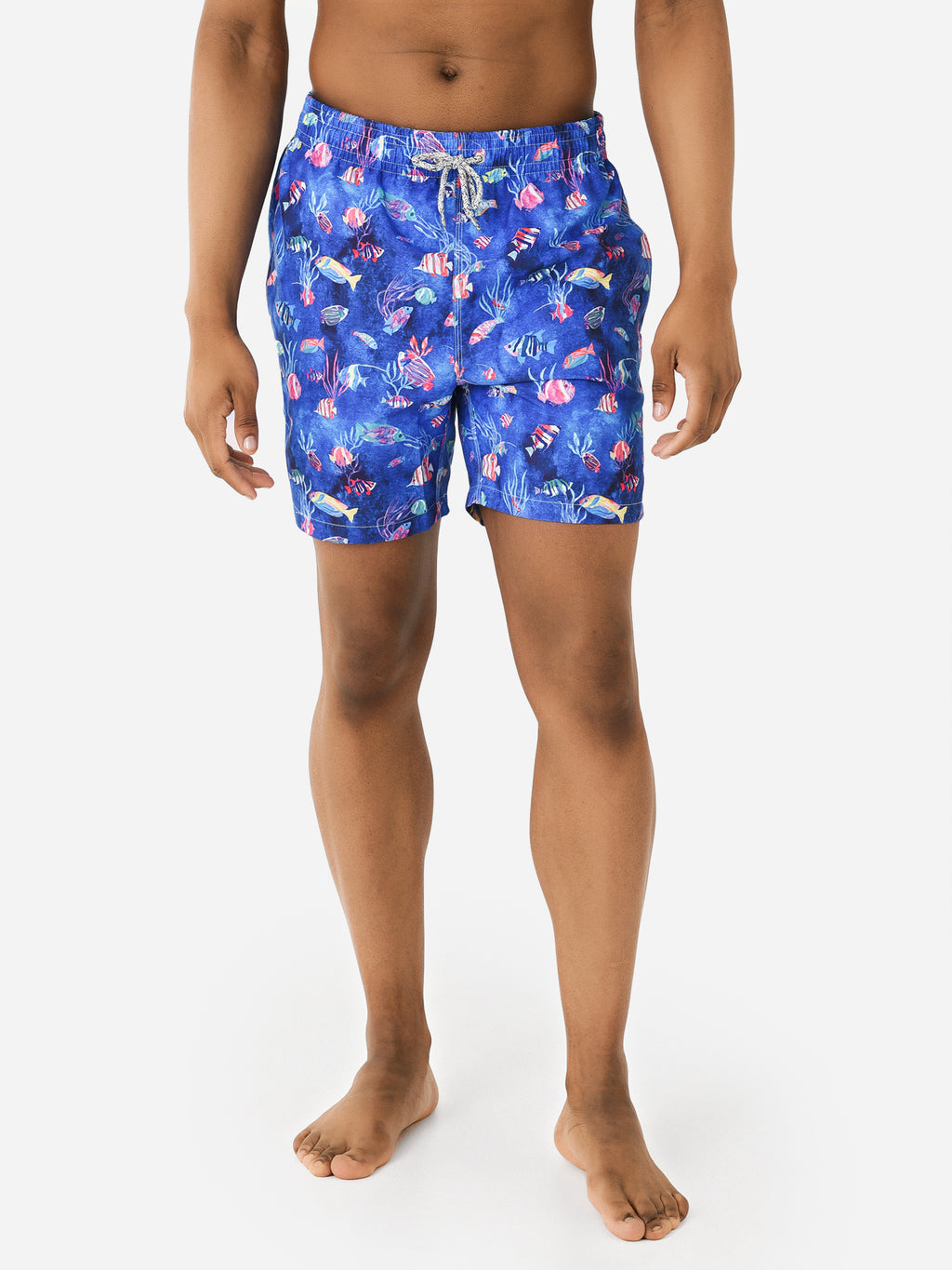 Michaels Swimwear Men's Tropical Reef Swim Trunk - Saint Bernard