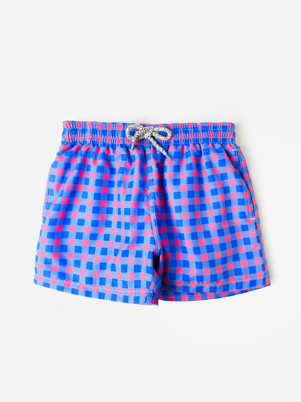 Michaels Swimwear Boys' Gingham Swim Trunk - Saint Bernard