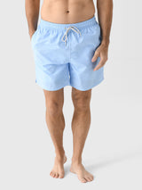 Michaels Swimwear Men's Linen Solid Swim Trunk - Saint Bernard