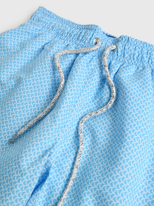 Michaels Swimwear Boys' Wave Print Swim Trunk