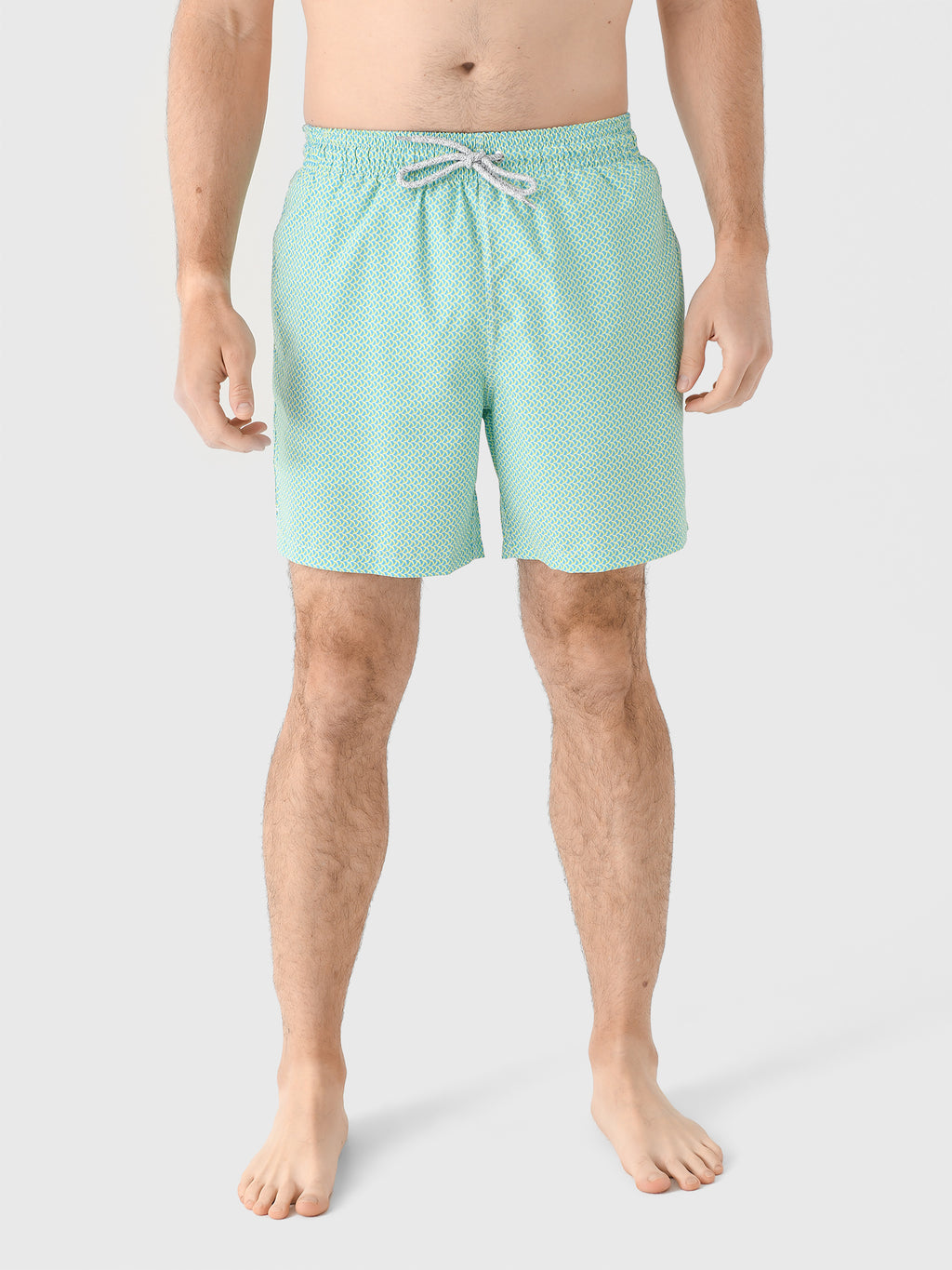 Michaels Swimwear Men's Wave Print Swim Trunk - Saint Bernard