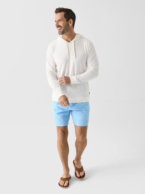 Michaels Swimwear Men's Wave Print Swim Trunk
