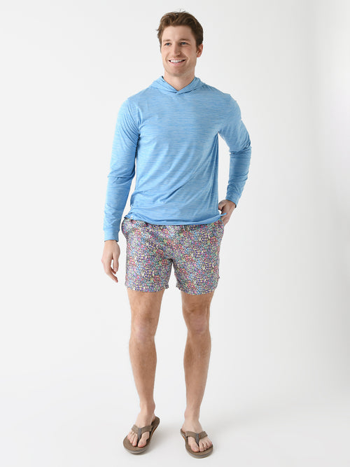 Michaels Swimwear Men's Abstract Fish Swim Trunk