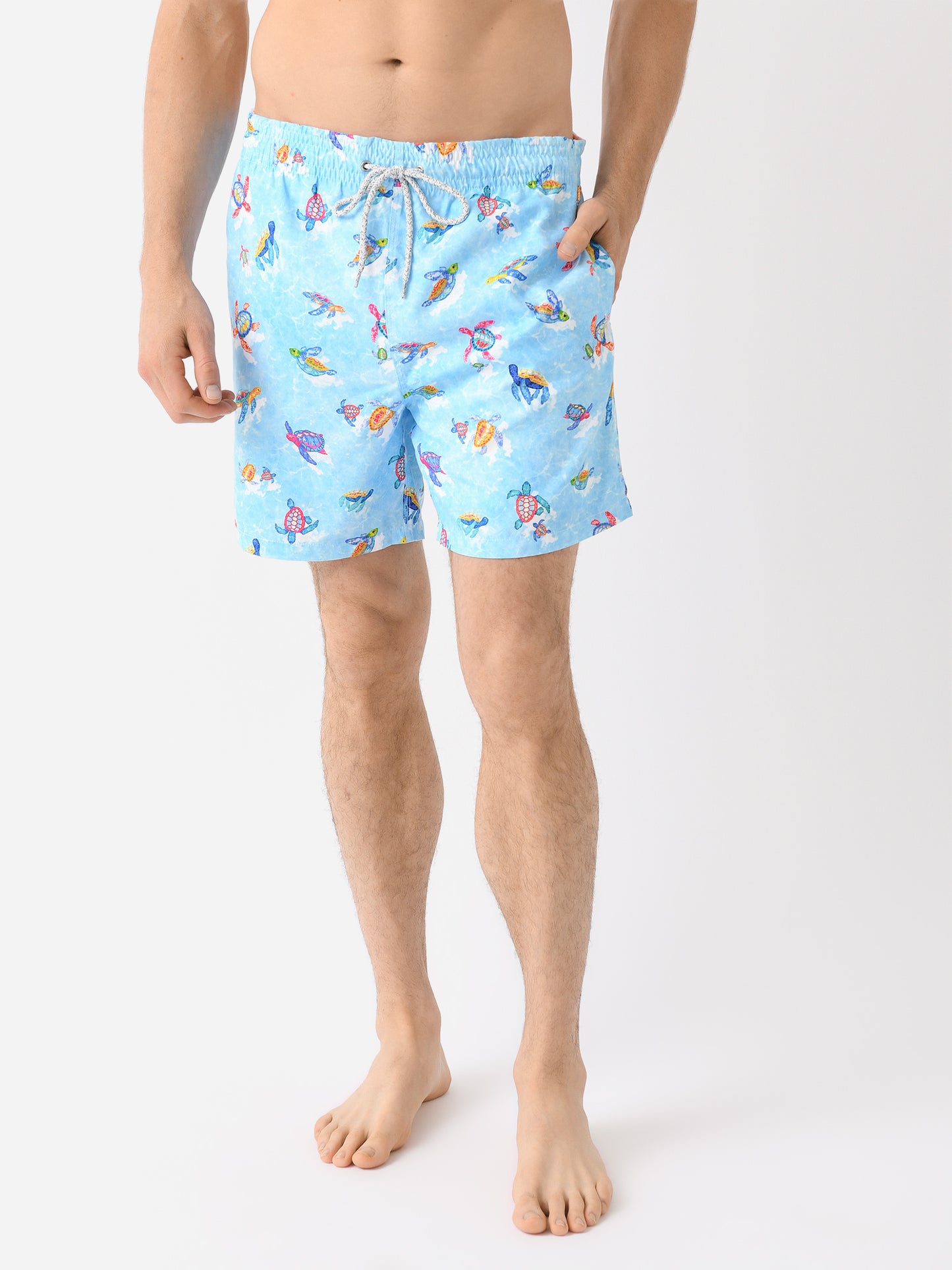 Michaels Swimwear Men's New Turtles Swim Trunk - Saint Bernard