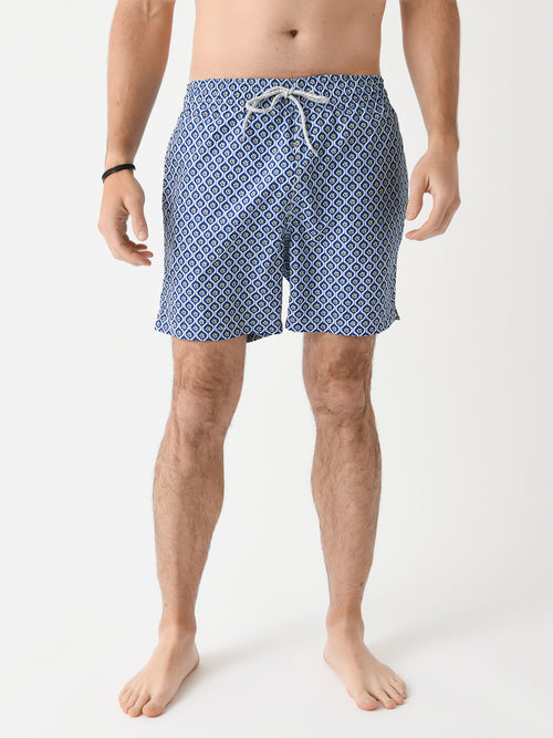 Michaels Swimwear Men's Geo Swim Trunk