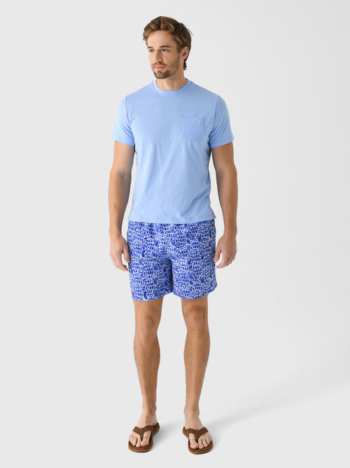 Michaels Swimwear Men's Abstract Fish Swim Trunk