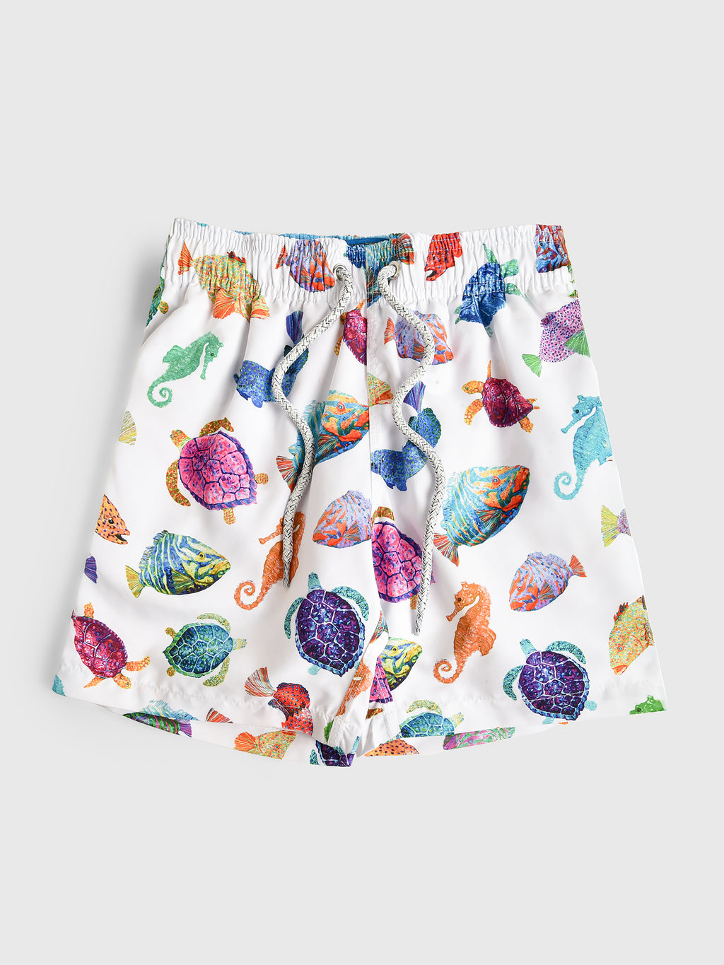 Michaels Swimwear Boys' Fish Charts Swim Trunk - Saint Bernard