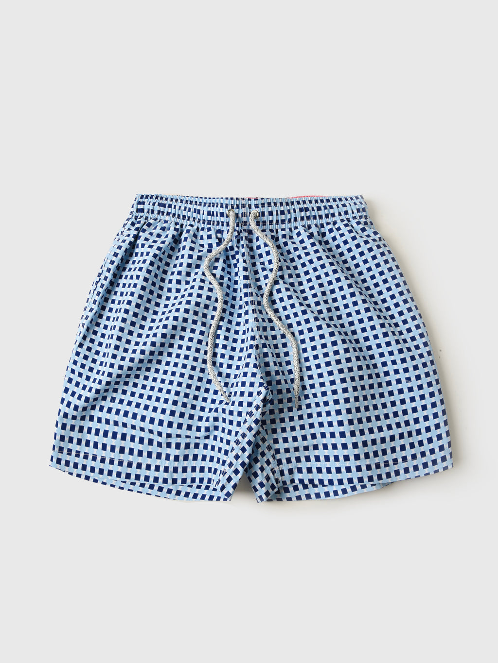 Michaels Swimwear Boys' Navy Squares Swim Trunk - Saint Bernard