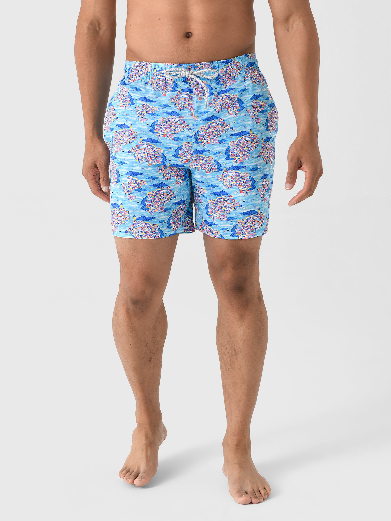 Michaels Swimwear Men's Santorini Swim Trunk - Saint Bernard