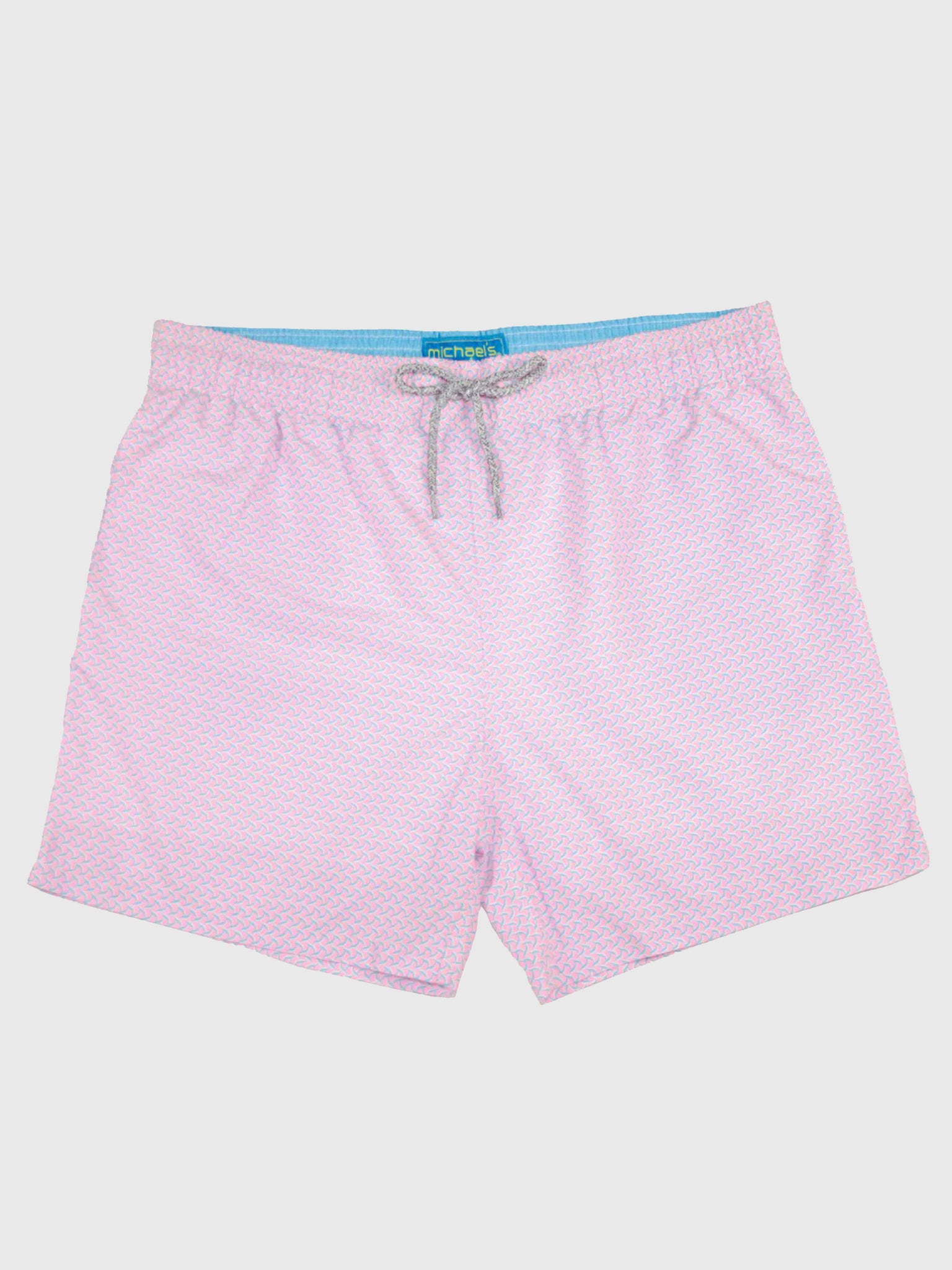 Michaels Swimwear Men's Wave Print Swim Trunk - Saint Bernard