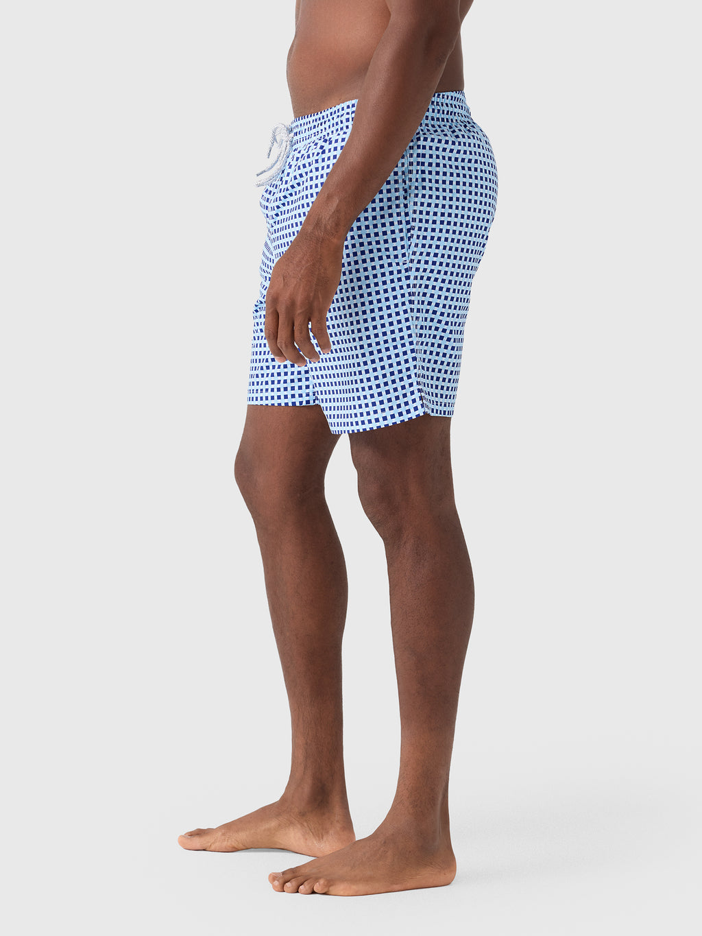 Michaels Swimwear Men's Squares Swim Trunk - Saint Bernard