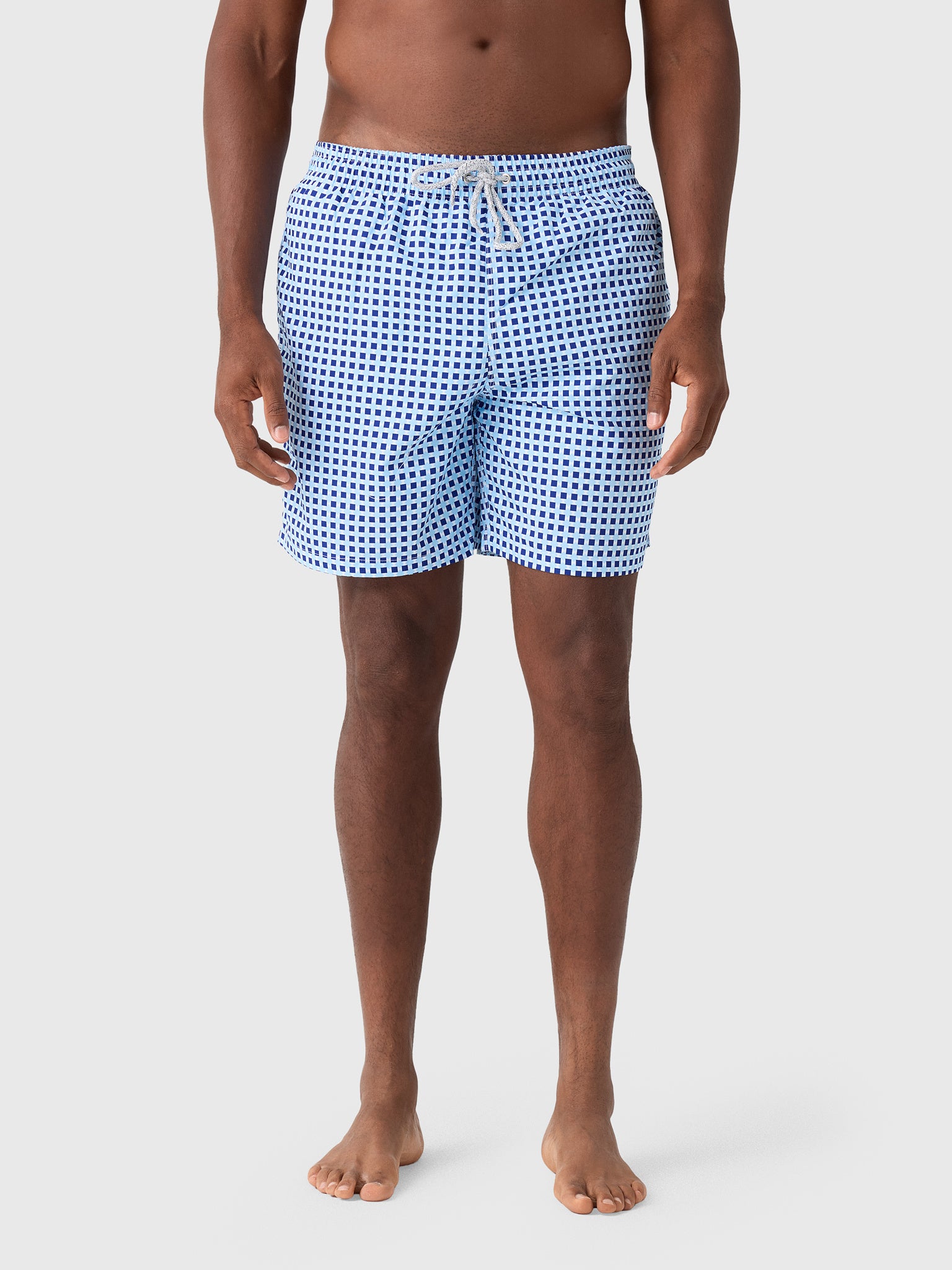 Michaels Swimwear Men's Squares Swim Trunk - Saint Bernard
