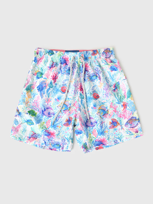 Michaels Swimwear Boys' Fish Jungle Swim Trunk