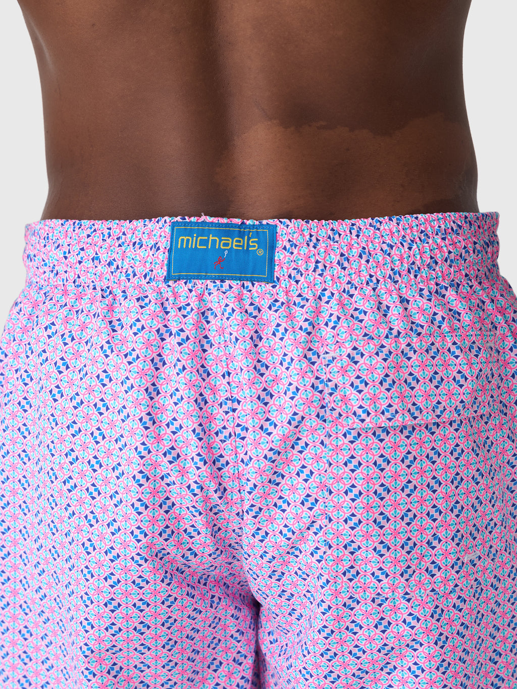 Michaels Swimwear Men's Tiles Swim Trunk - Saint Bernard
