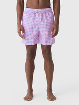 Michaels Swimwear Men's Tiles Swim Trunk - Saint Bernard