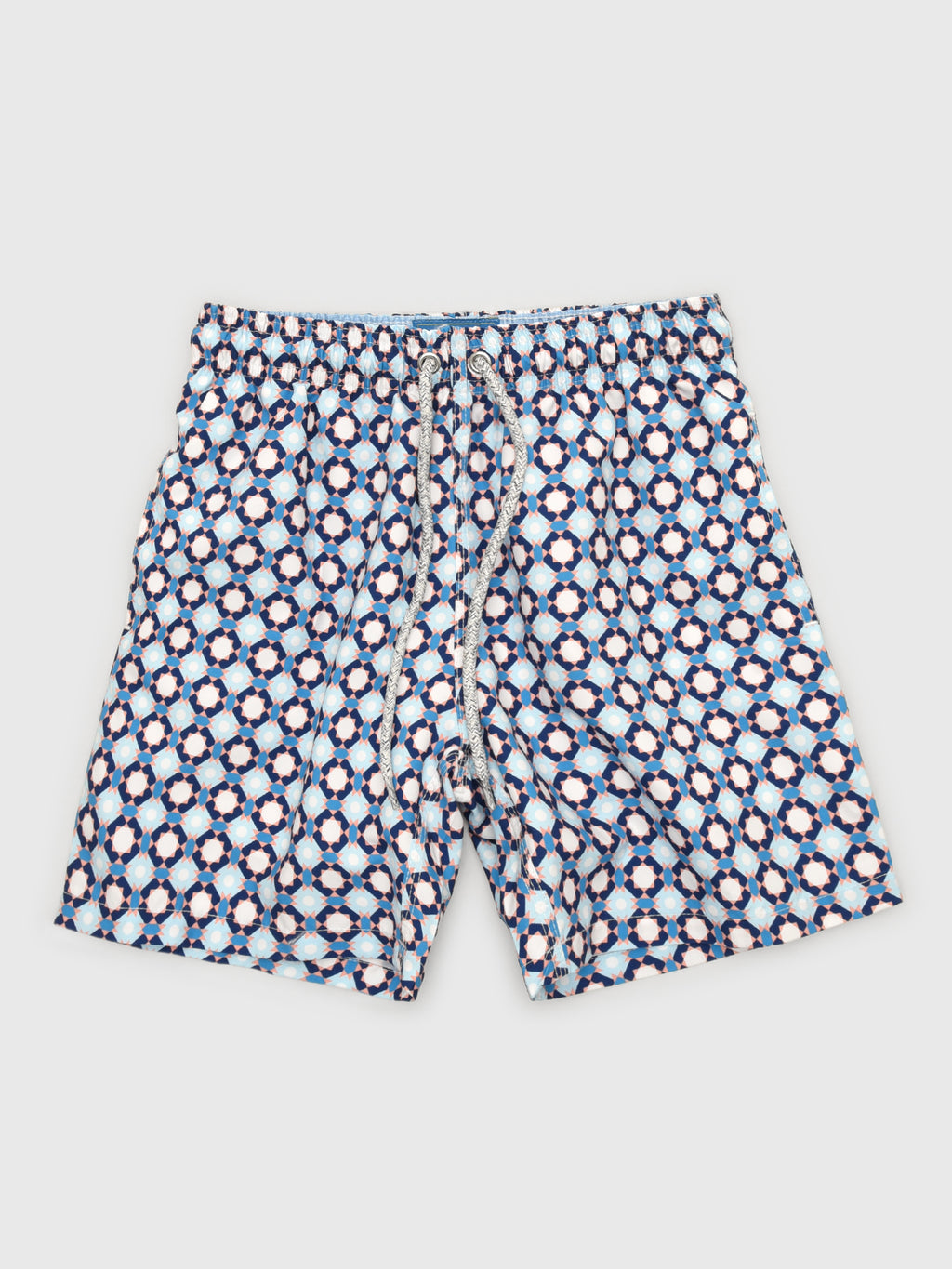 Michaels Swimwear Boys' Diamond Checks Swim Trunk - Saint Bernard