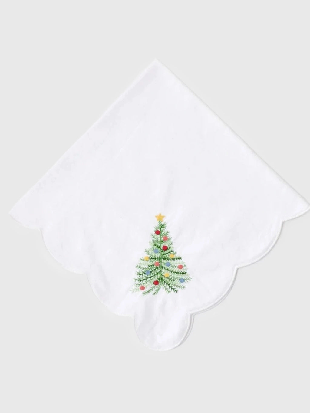 Weezie Scallop Dinner Napkin Set - Saint Bernard
