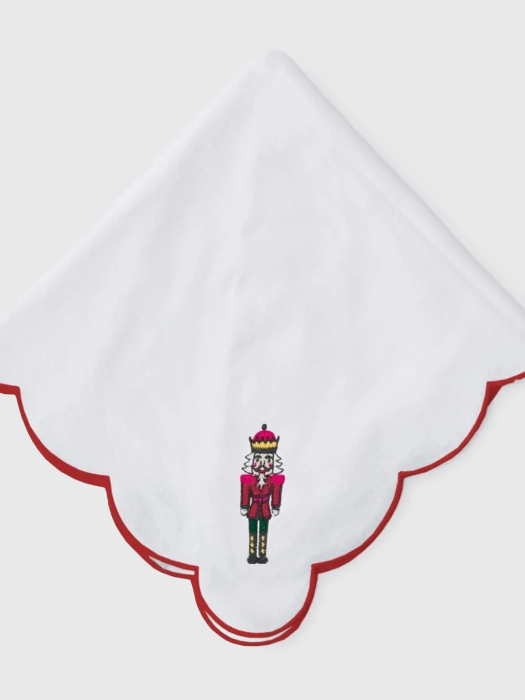 Weezie Scallop Dinner Napkin Set - Saint Bernard