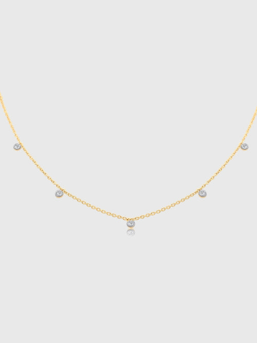 S. Bell Seven Diamond Confetti Necklace