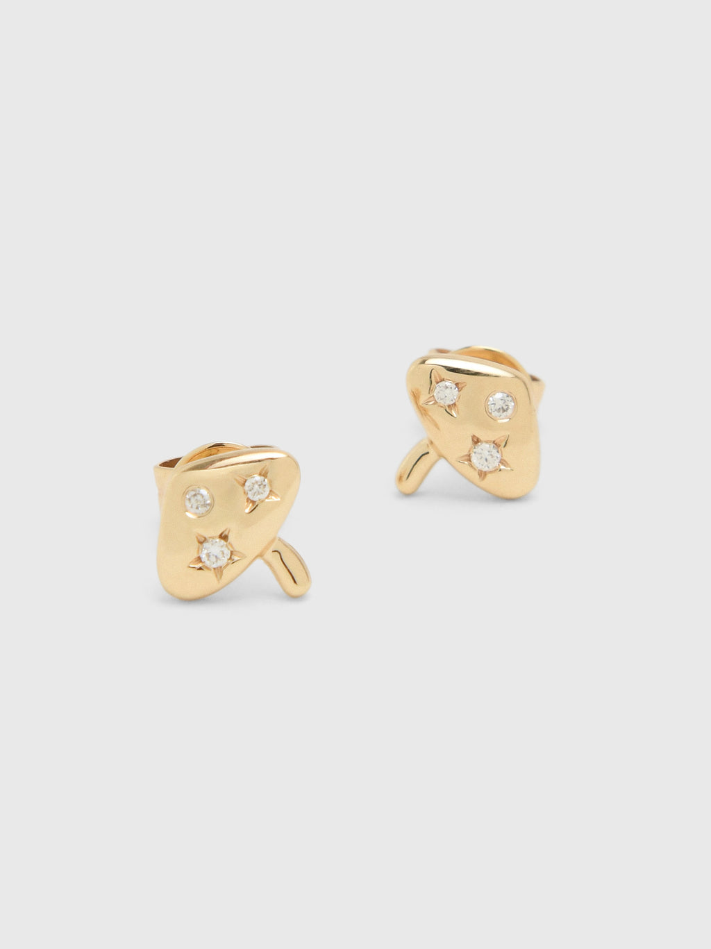 Francie B. Shroom Earrings - Saint Bernard